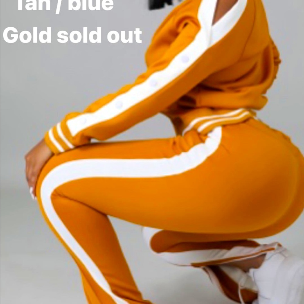 Gold jogger set